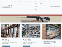 Tablet Screenshot of normanclarkgunsmith.com